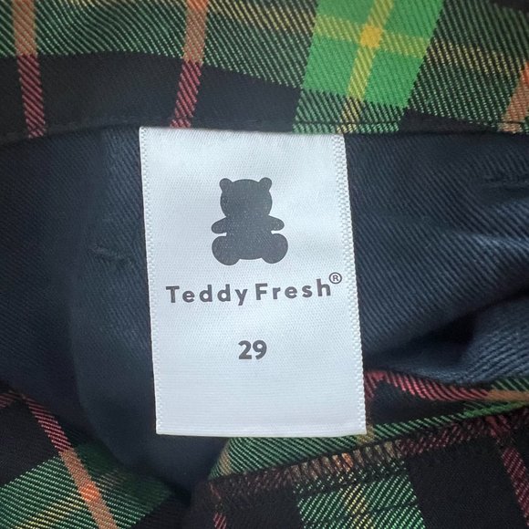 NWT Teddy Fresh Plaid Trousers size 29 - Picture 4 of 4